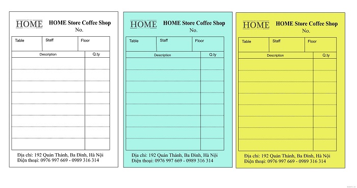 Order Nha Hang
