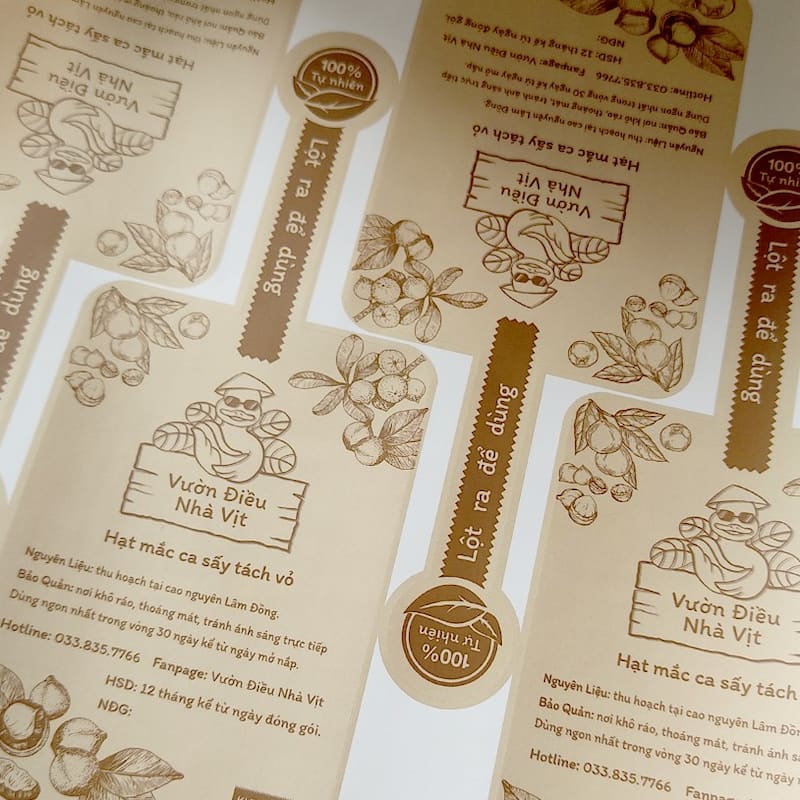 Decal giấy Kraft